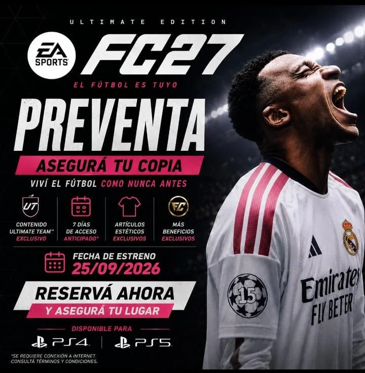 Fc27 preventa ps4 y ps5