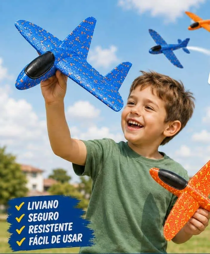 Avión espuma
