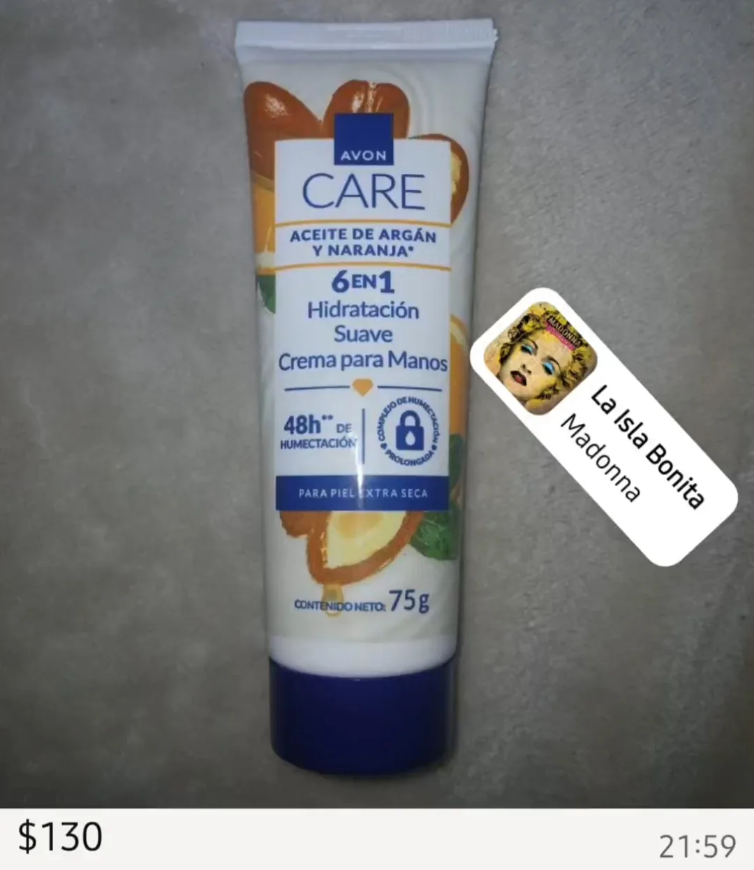 Crema de manos